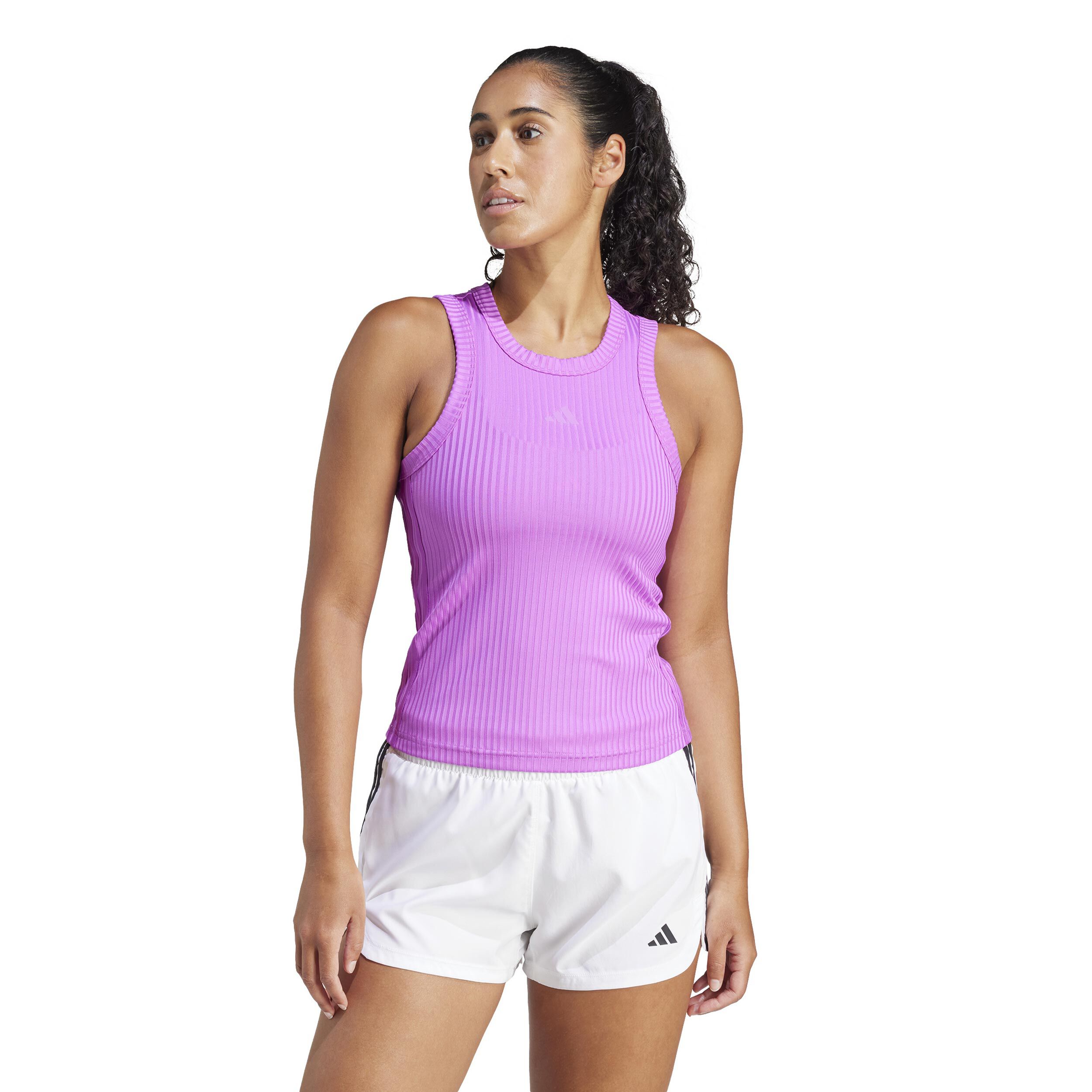 All Gym Seasonal Rib Tank Top Women Berry