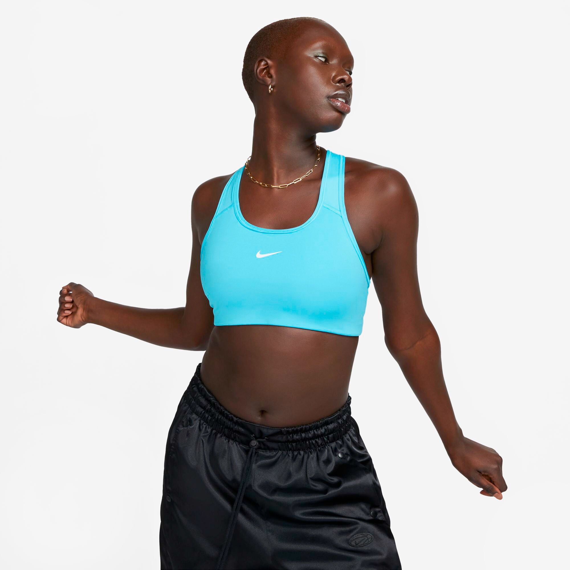 Nike Swoosh Dri-Fit Grey Recycled Polyester Sports Bra - XS – Le Prix  Fashion & Consulting