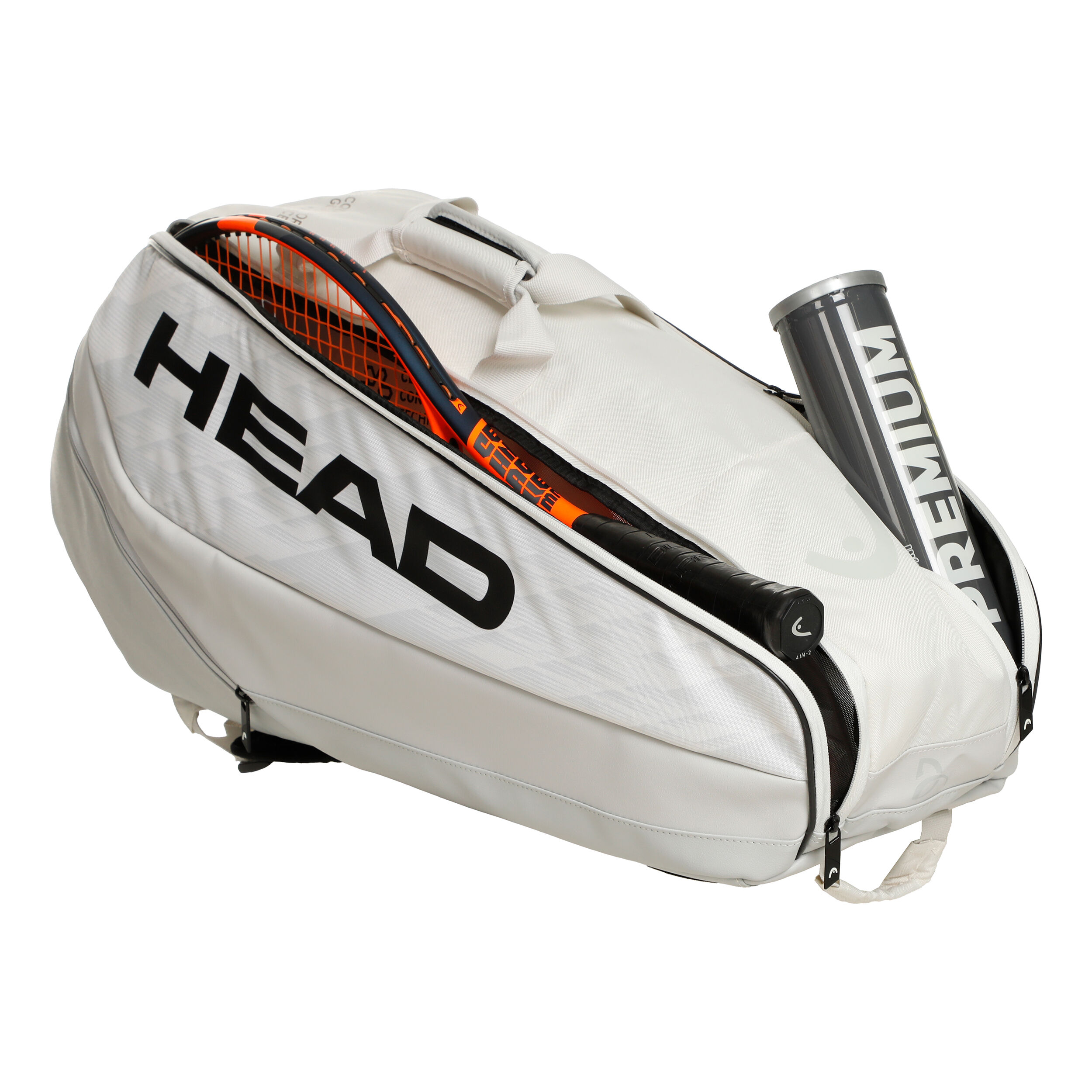Head clearance racquet bag