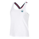 Quiet Please Clothing Quiet Please Create Serve & Volley 2.0 Tank Top Women-White,Multicoloured