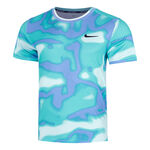 Nike Clothing Nike Court Dri-Fit Advantage Print T-Shirt Men - turquoise, blue
