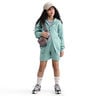 Club Fleece Oversized Full-Zip Hoodie Girls-Sage