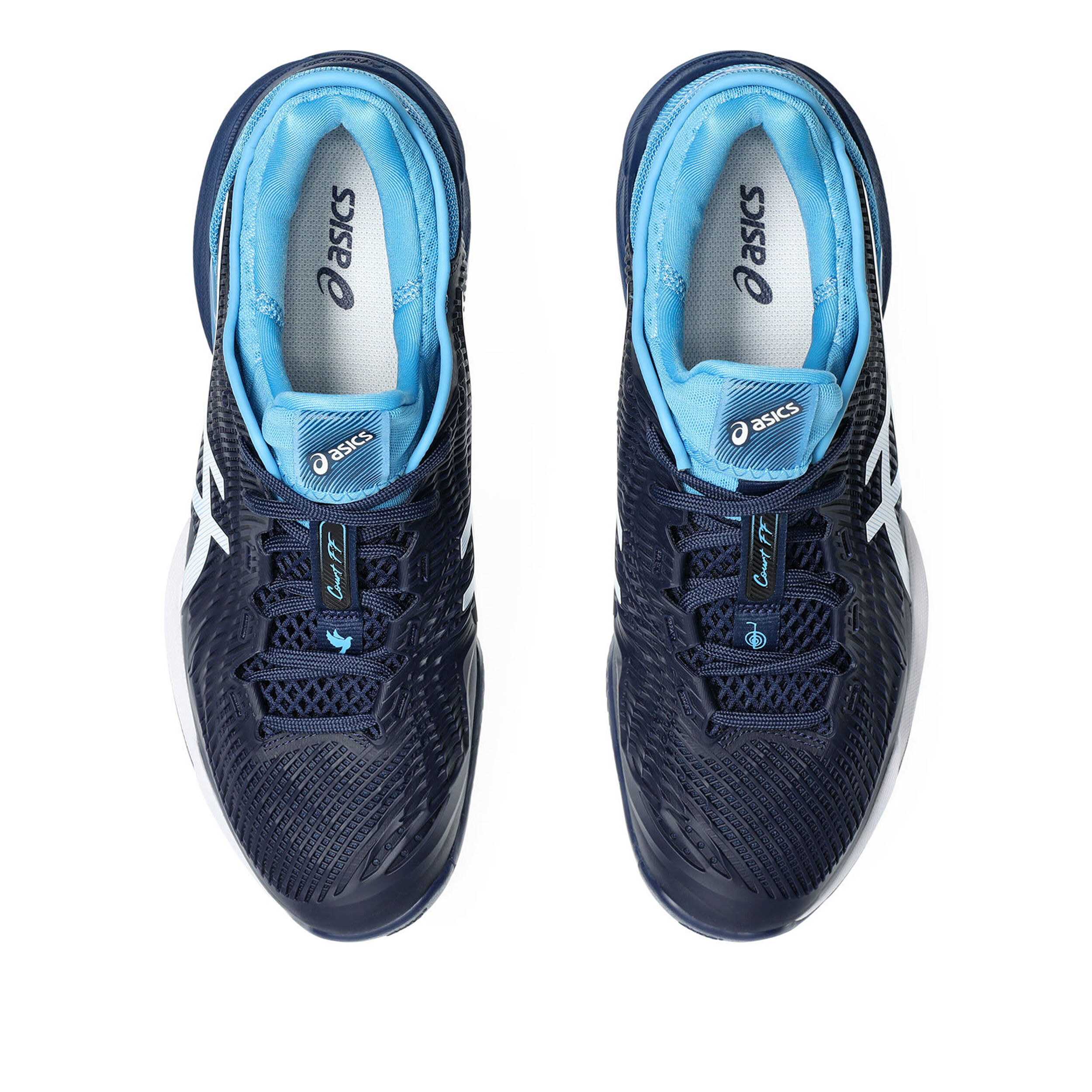 Court FF 3 Clay Novak Clay Court Shoe Men Blue White