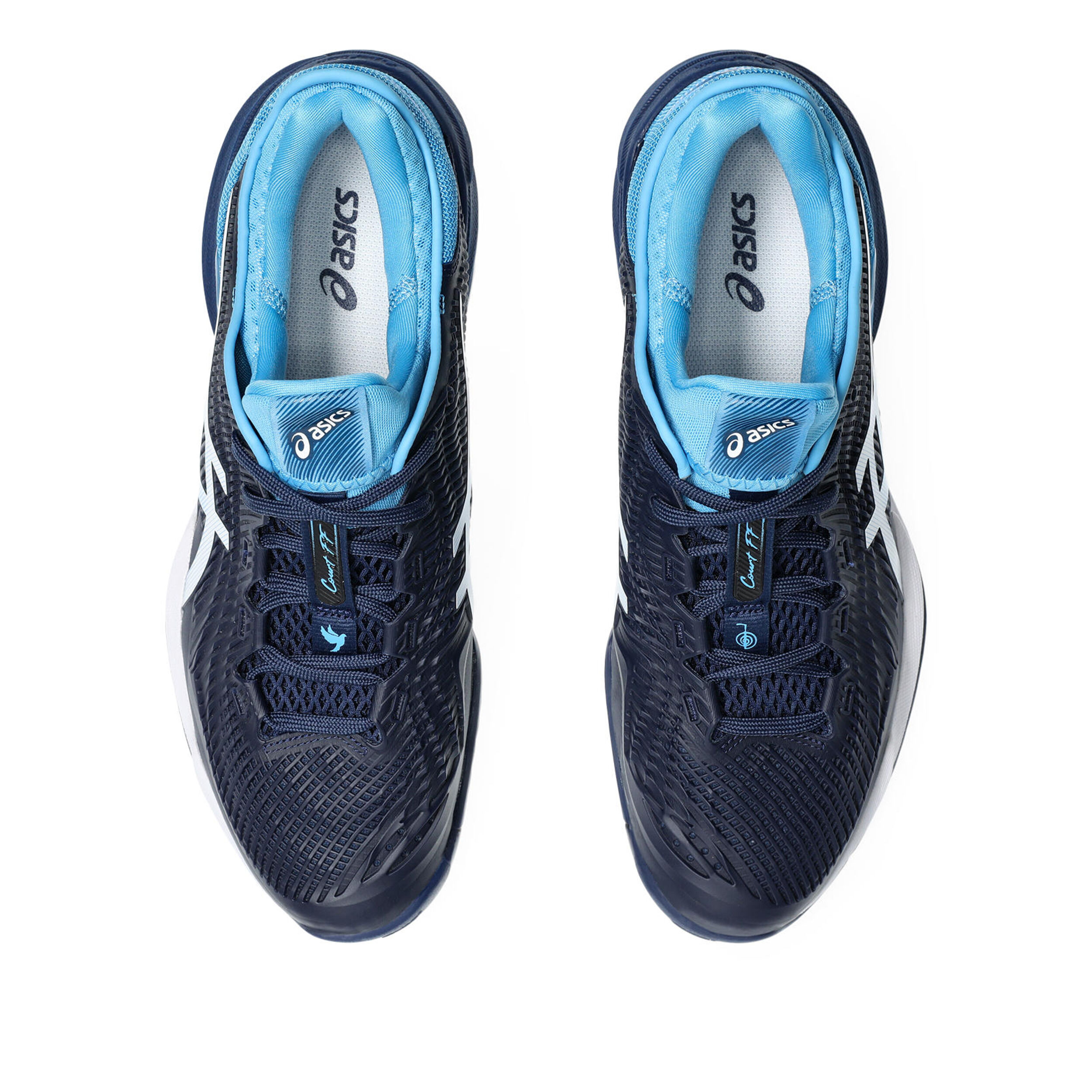 Court FF 3 Novak All Court Shoe Men Dark Blue Turquoise