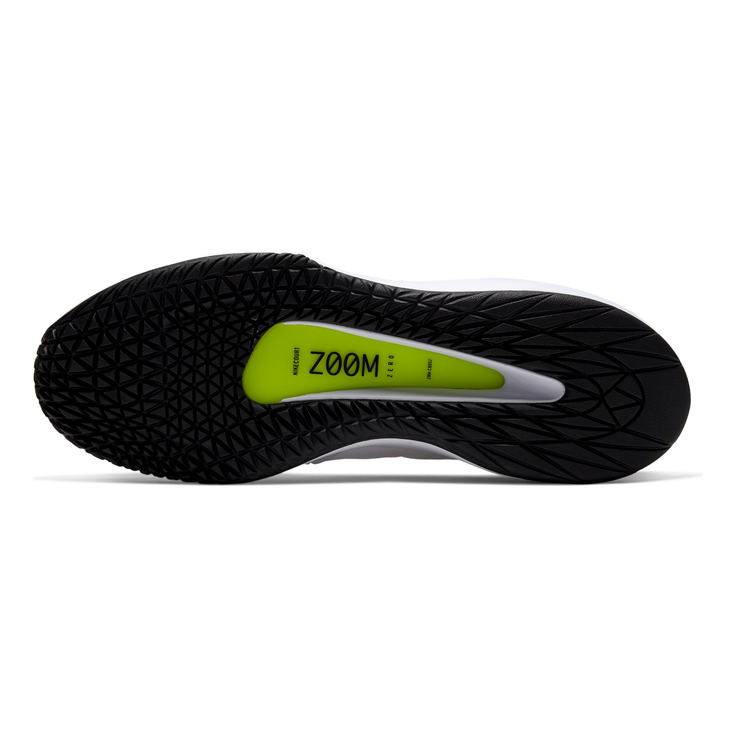 Buy Nike Air Zoom Zero Hard Court Shoe Men White, Neon Green