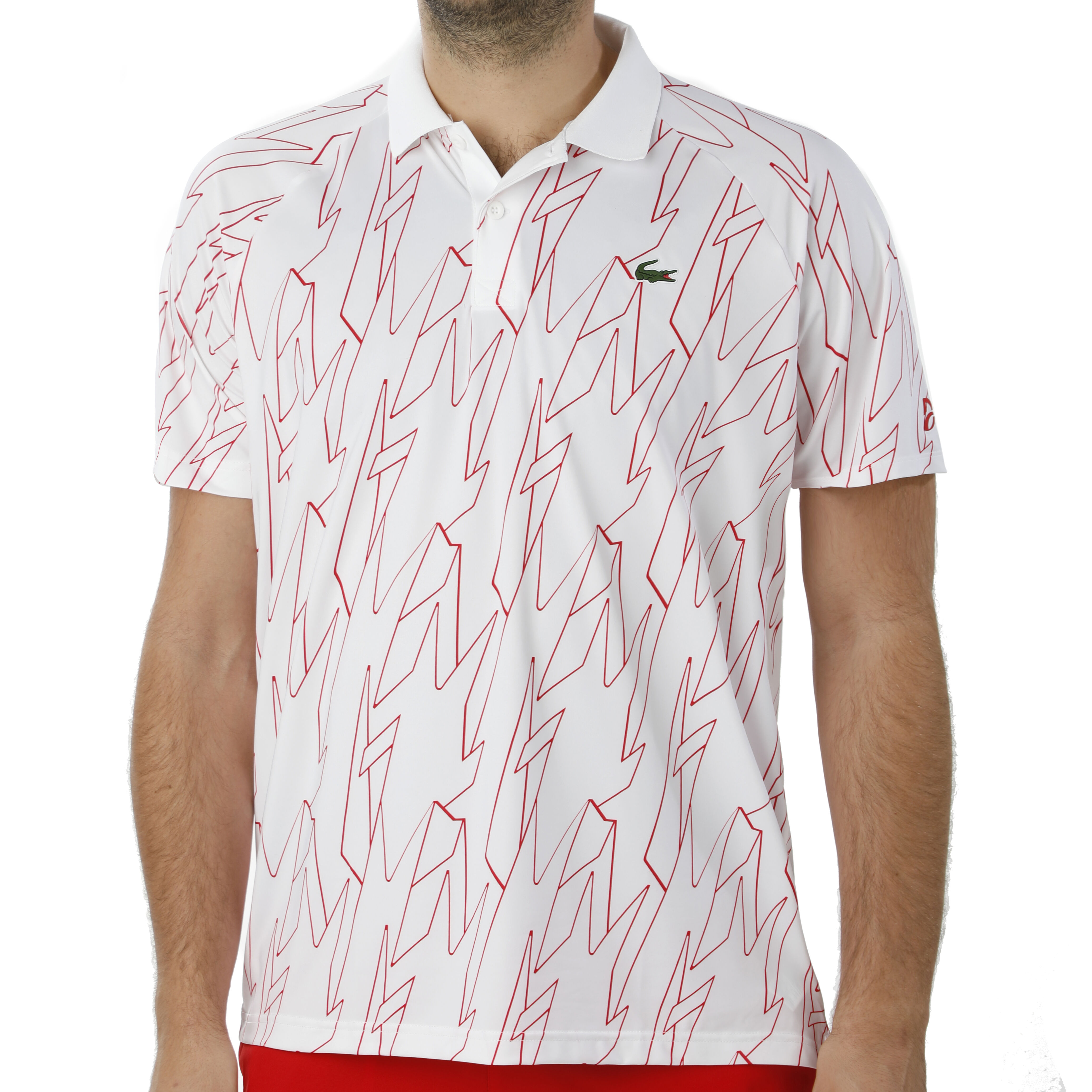 Polo lacoste 2025 djokovic blanc