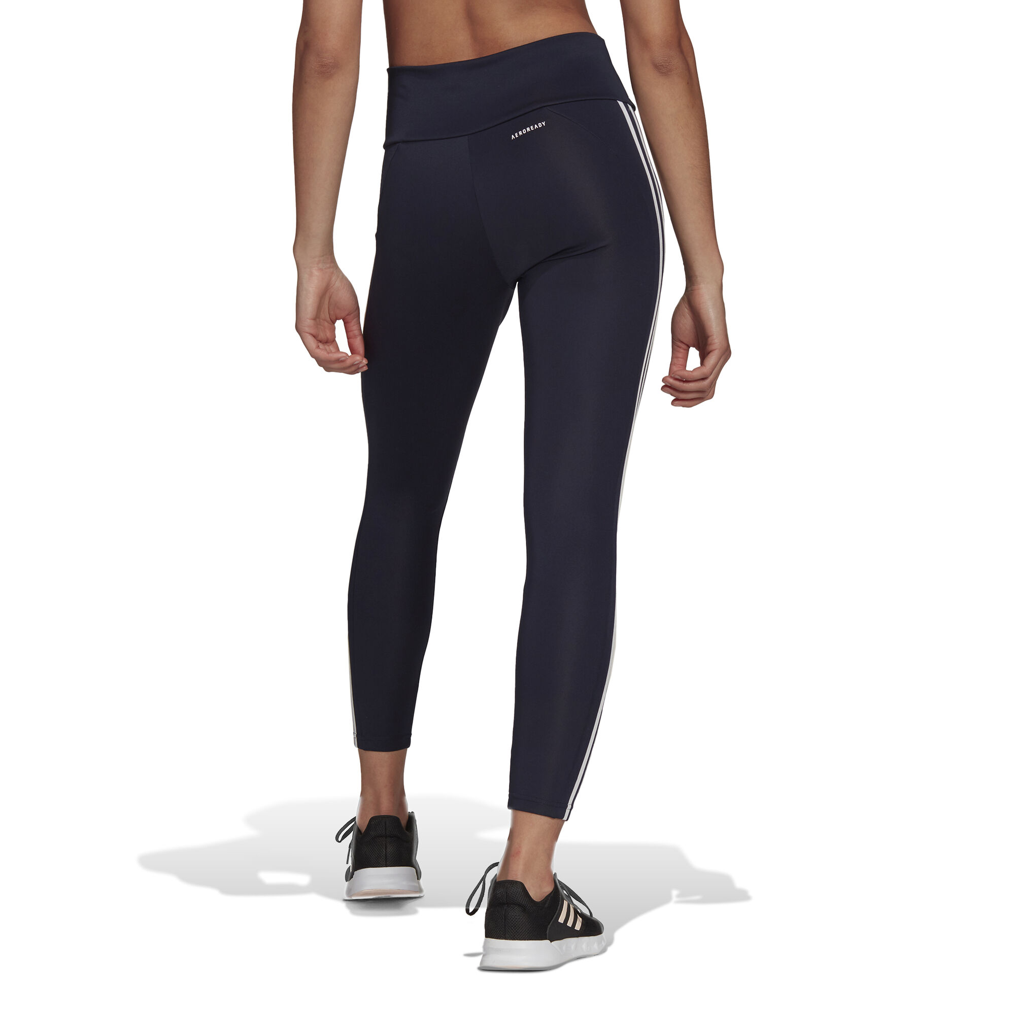 Buy adidas Designed To Move High-Rise 3-Stripes 7/8 Sport Tight Women Blue,  White online