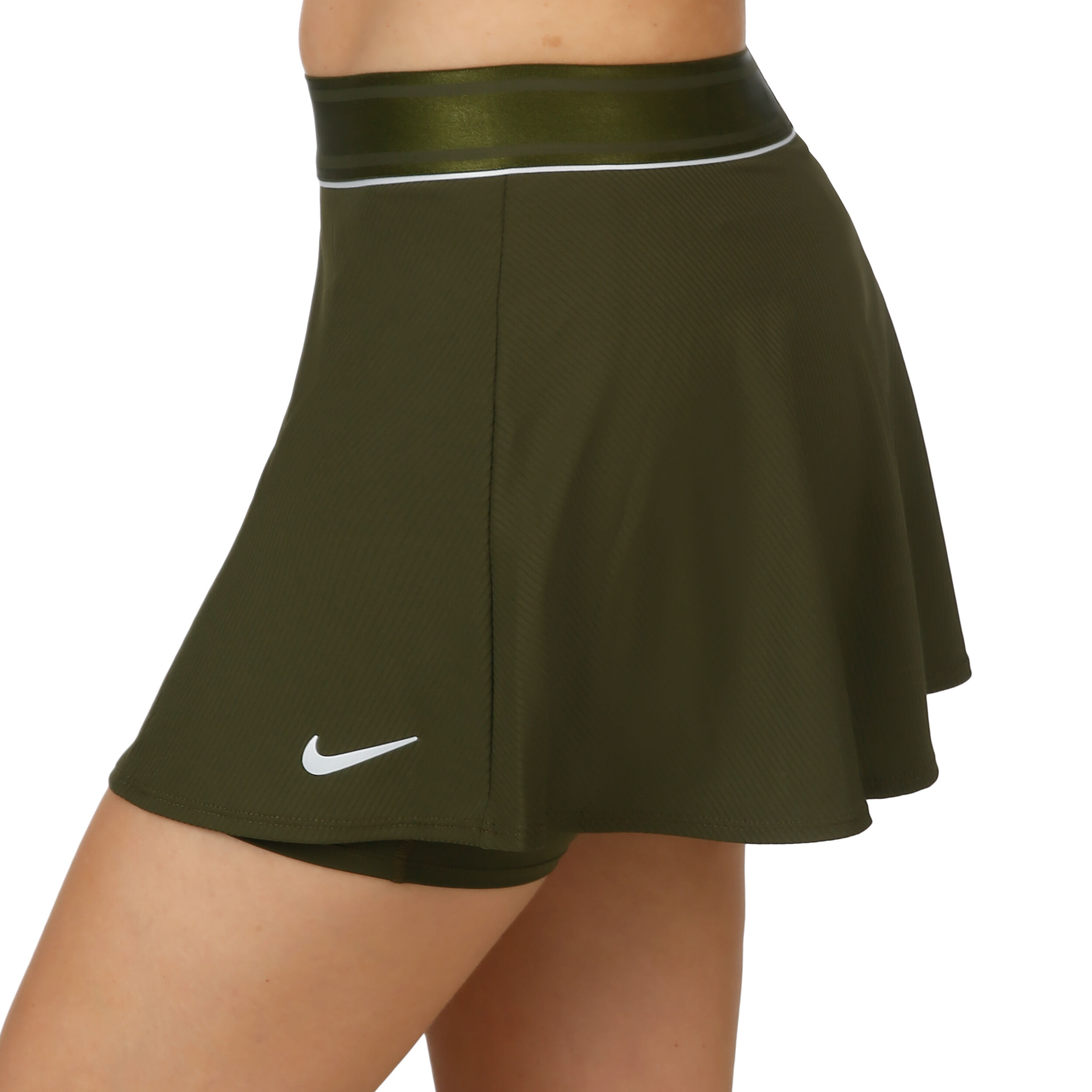 Court Dry Skirt Women Khaki White