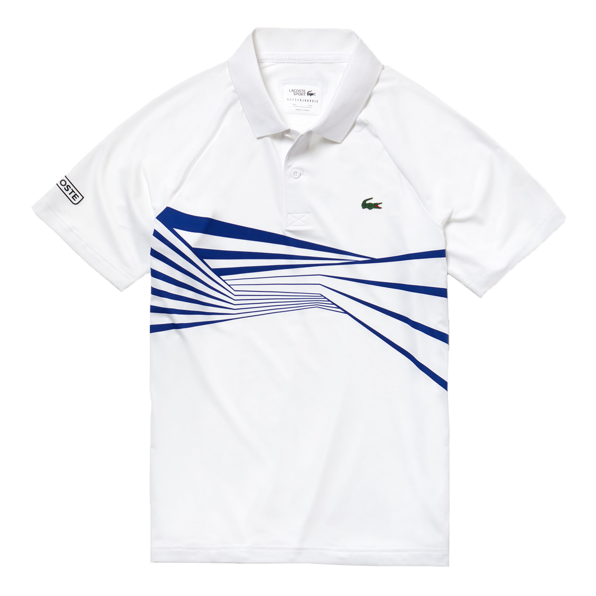 Novak Djokovic Polo Men White Blue