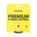 Tennis-Point Tennis-Point Premium Hybrid Control String set 13m -ecru,black