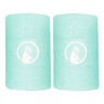Long Wristband 2 Pack Unisex - turquoise, white