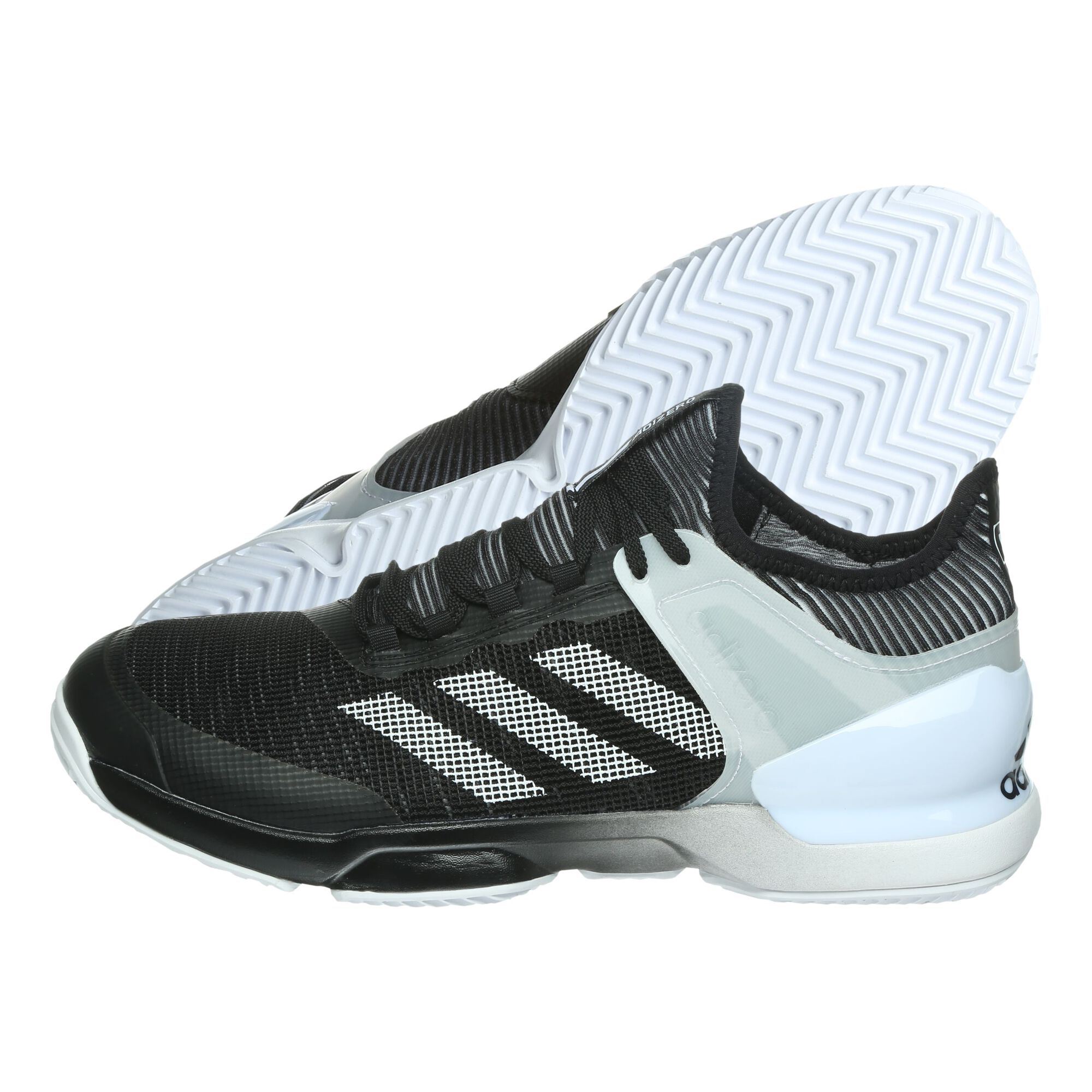 buy adidas Adizero Ubersonic 2 Clay Court Shoe - Black, | Tennis-Point