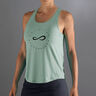 Cercle Tank Top Women-Green,Dark Blue
