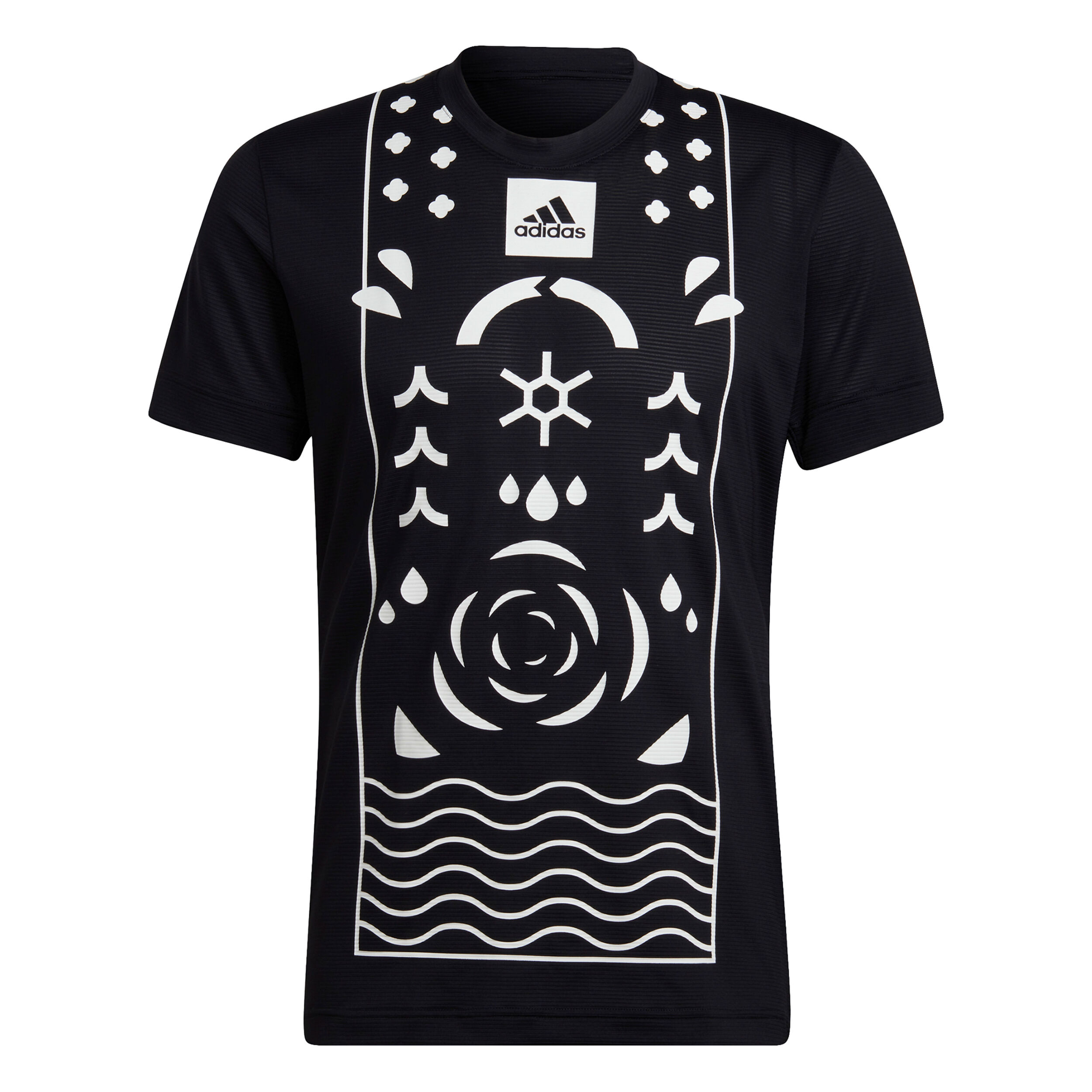 Adidas black hot sale noir t shirt