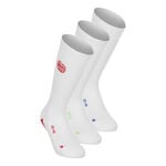 BIDI BADU Clothing BIDI BADU Crispy White Crew Move Tennis Socks-White