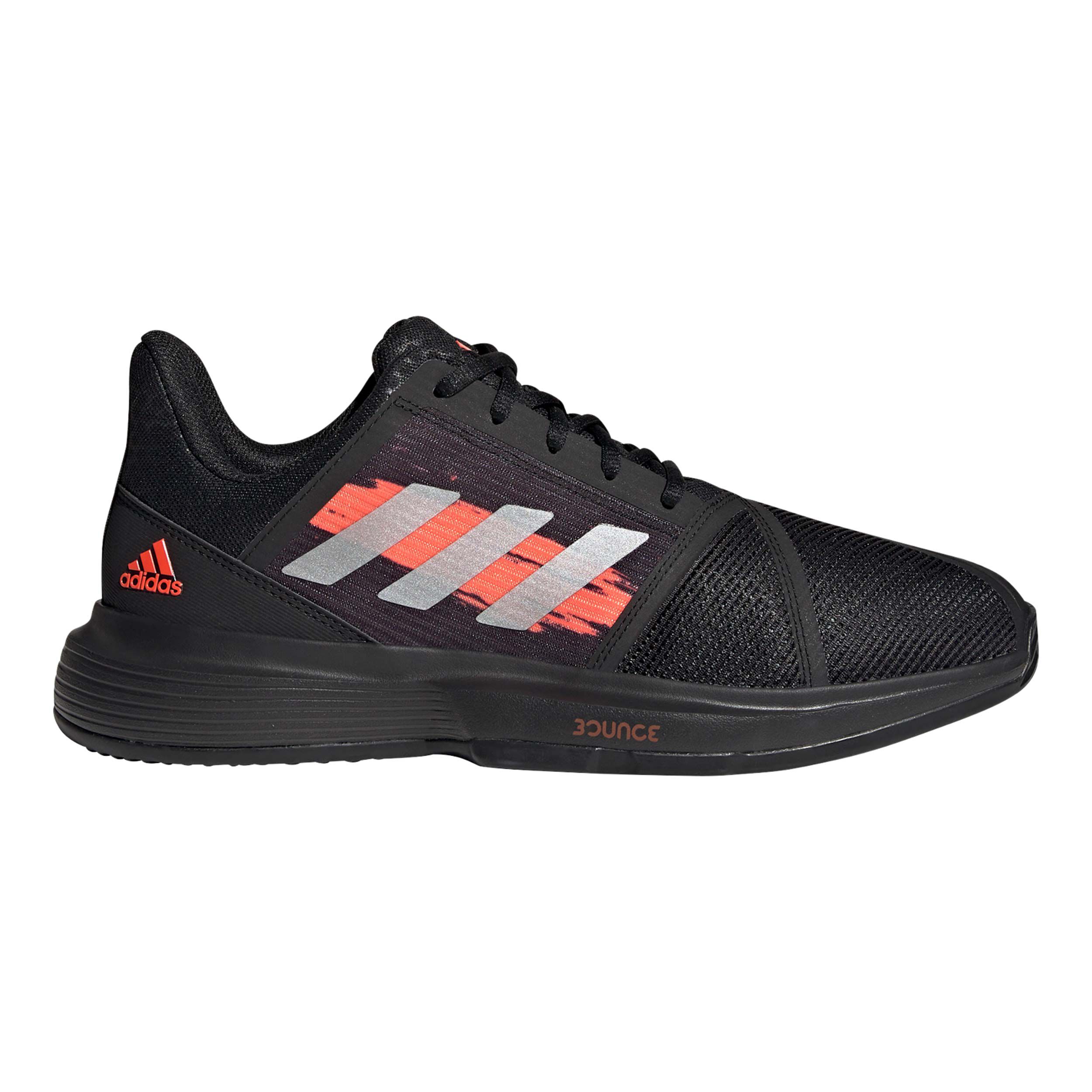 CourtJam Bounce Clay Court Shoe Men Black Coral