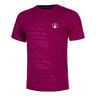 Receiver Embossed T-Shirt Men - pink, white