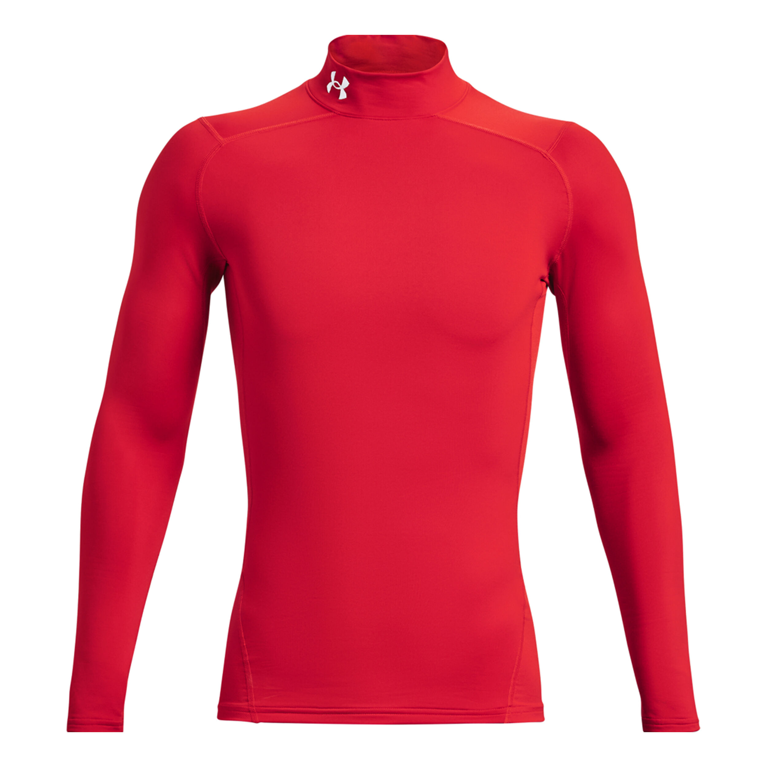 Red under armour long sleeve shirt hotsell