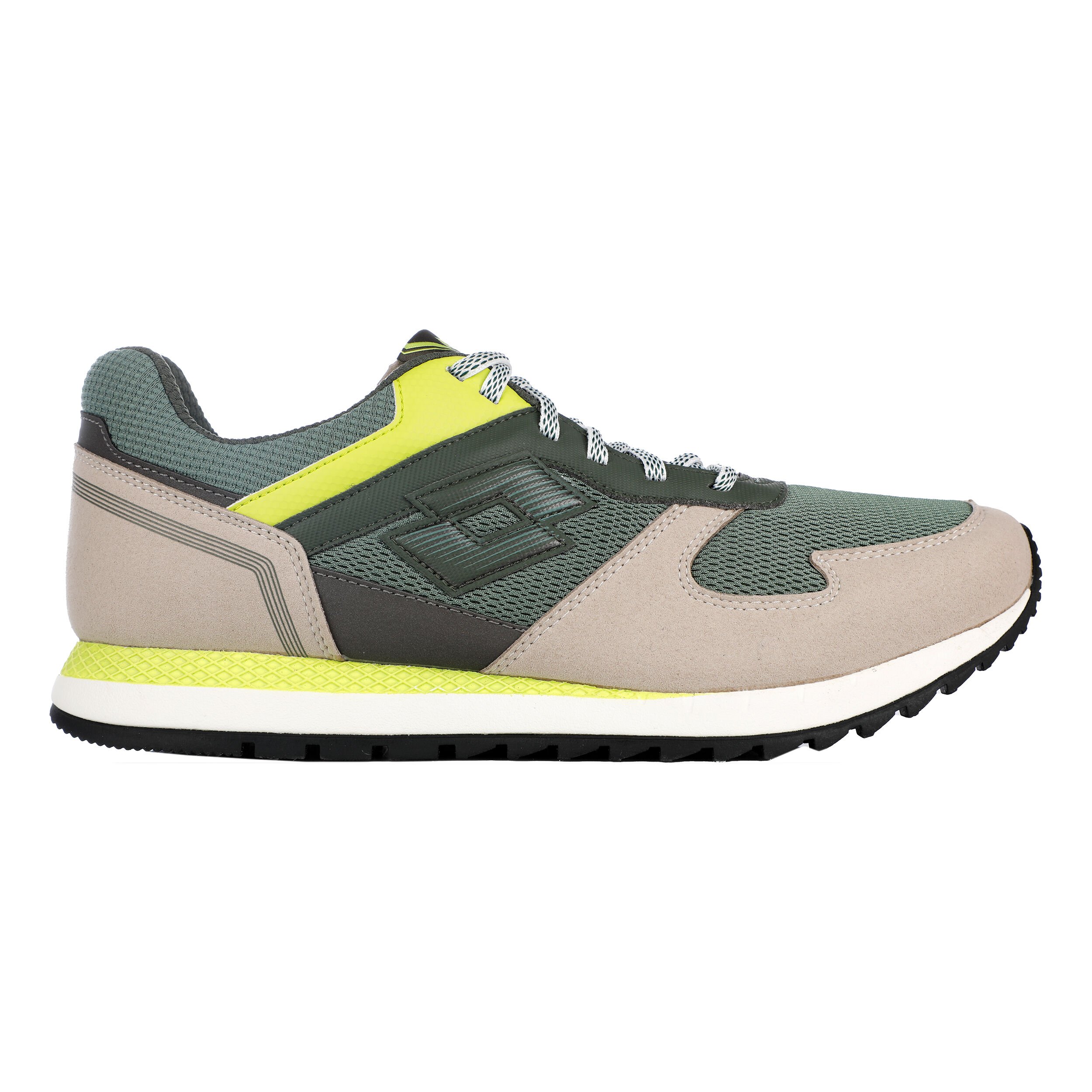 Buy Lotto Runner Plus 95 AMF Sneakers Men Beige Green online Tennis Point COM