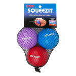 Tourna Coach equipment Tourna Squeez It Ball 3 Pack-Blue,Violet