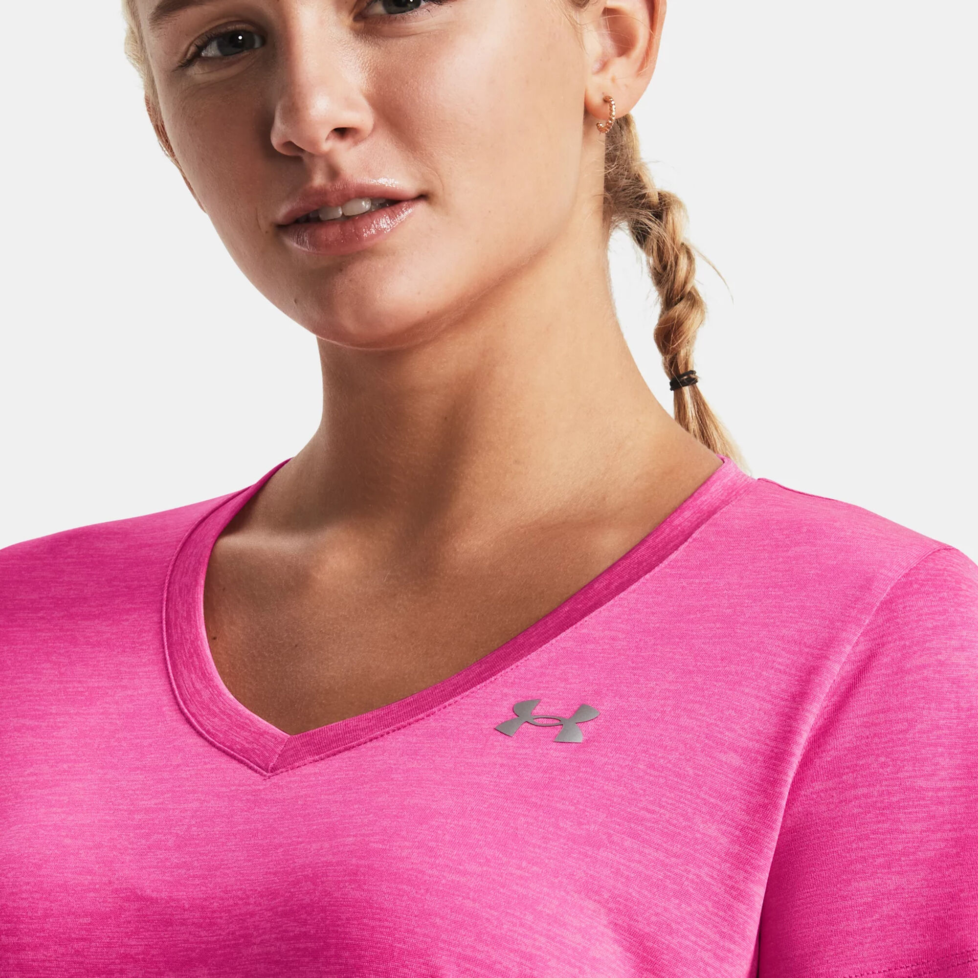 Tech Twist T-Shirt Women - Pink