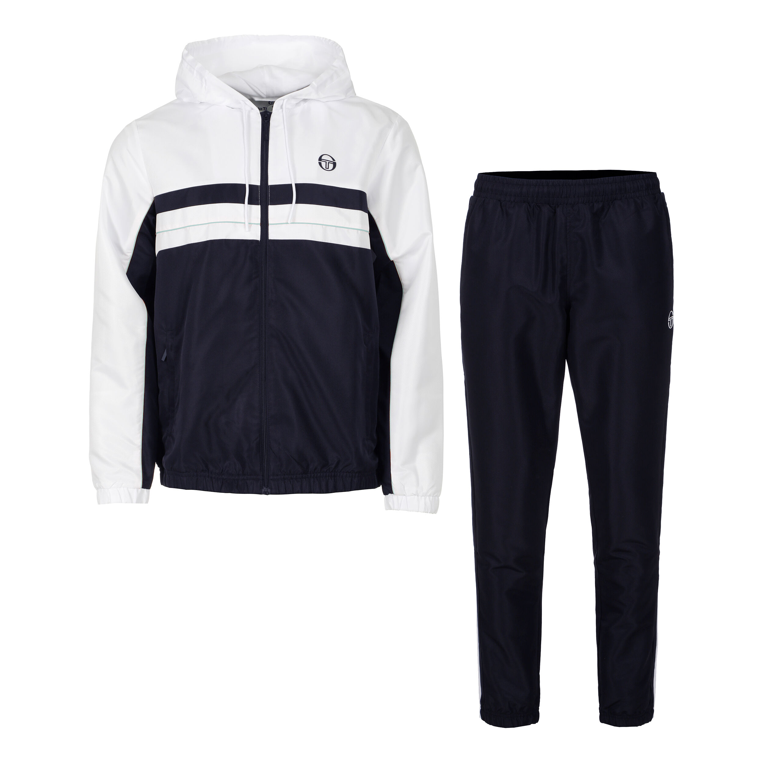 Zelma Tracksuit Men - Dark Blue, Cream