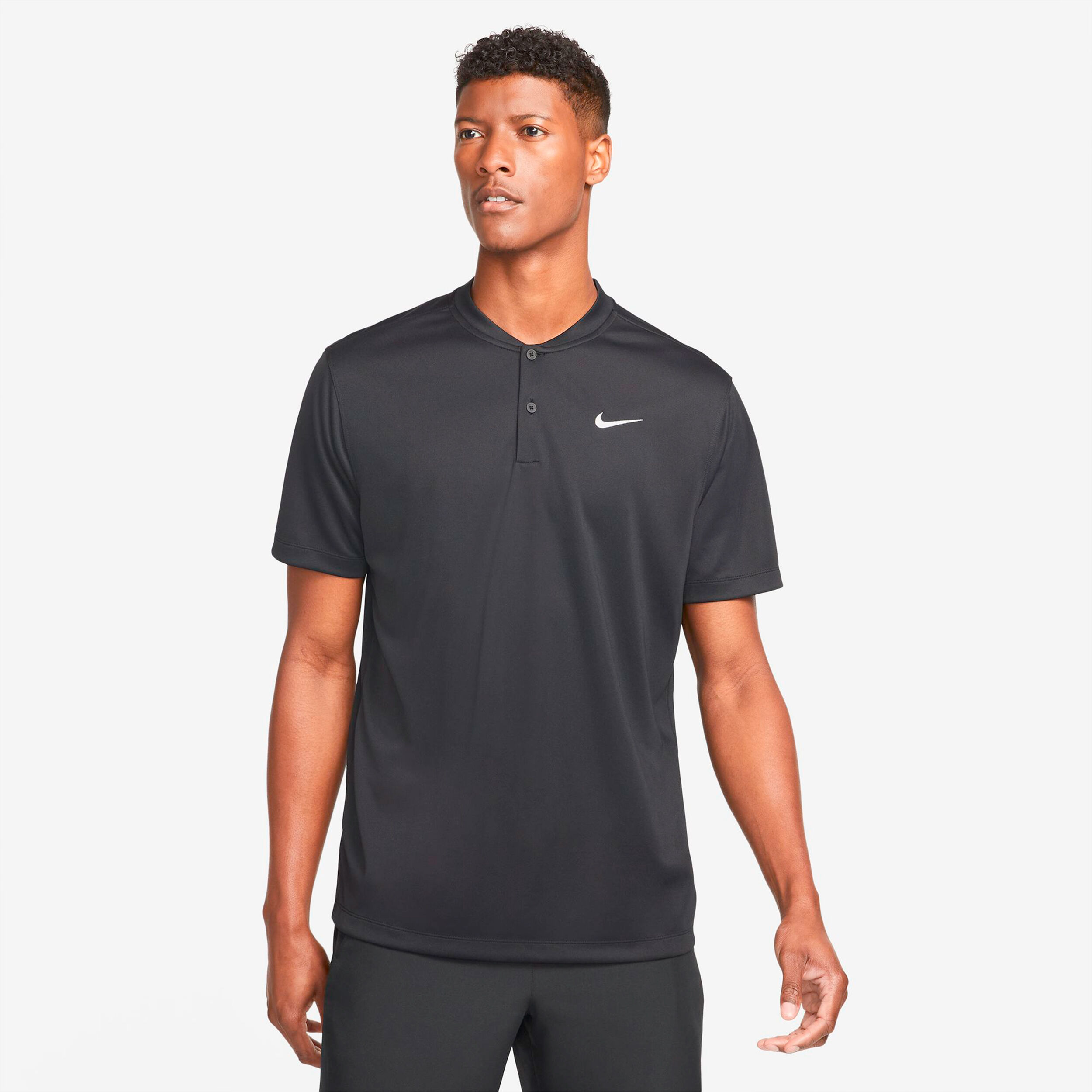 Buy Nike Dri Fit Blade Solid Polo Men Black online Tennis Point COM