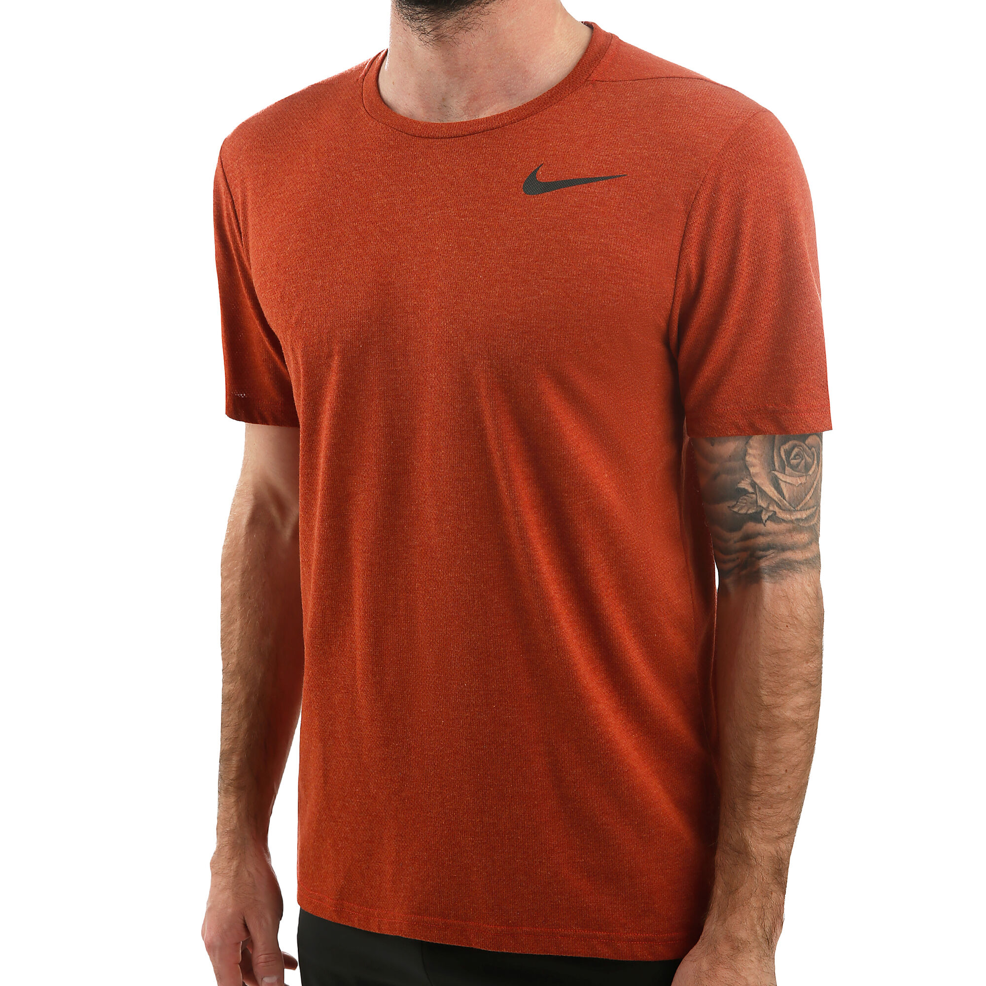 Preconcepción ventana heredar buy Nike Dri-Fit Breathe T-Shirt Men - Red, Black online | Tennis-Point