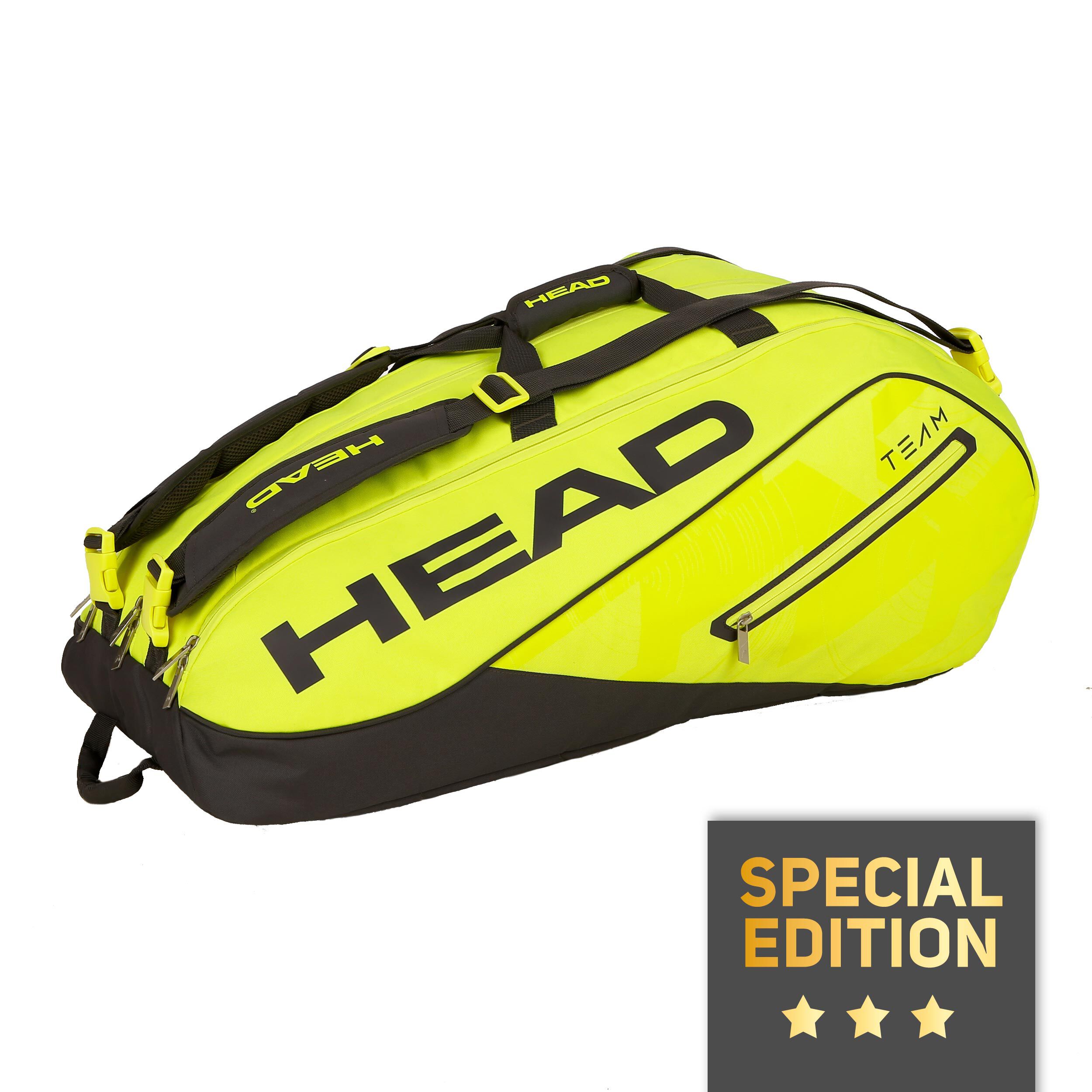 Buy HEAD Team 12R Monstercombi Racket Bag Special Edition Neon Yellow Black online Tennis Point COM