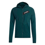 adidas Clothing adidas Terrex TRK ClimaWarm Fleece Running Jacket Men-Green