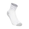 Performance Run Quarter Running socks Unisex-white, violet