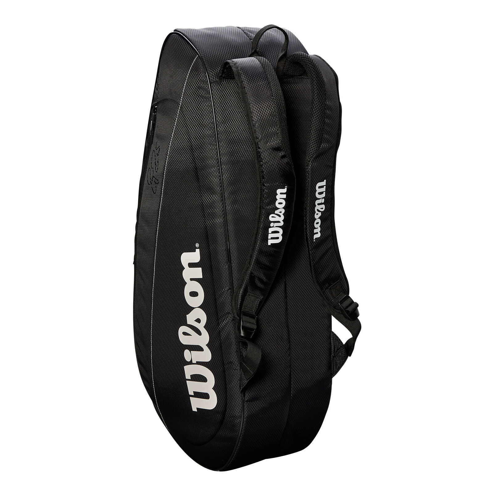 Fed Team 6 Pack Racket Bag Black White
