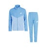 Poly Fullzip Tracksuit Kids-Light Blue