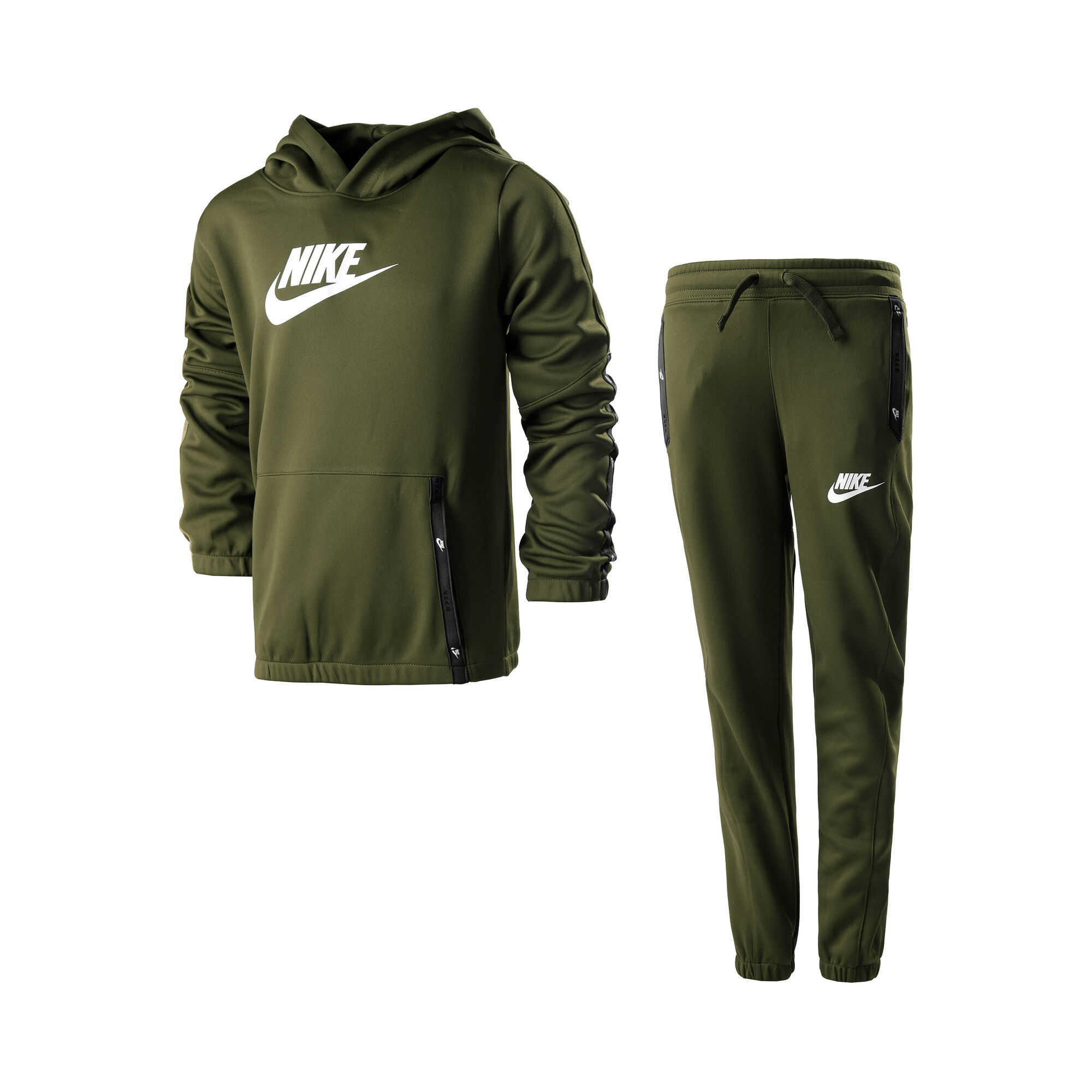 buy Nike Sportswear Poly Hook Tracksuit Boys - Green, Black online Tennis-Point