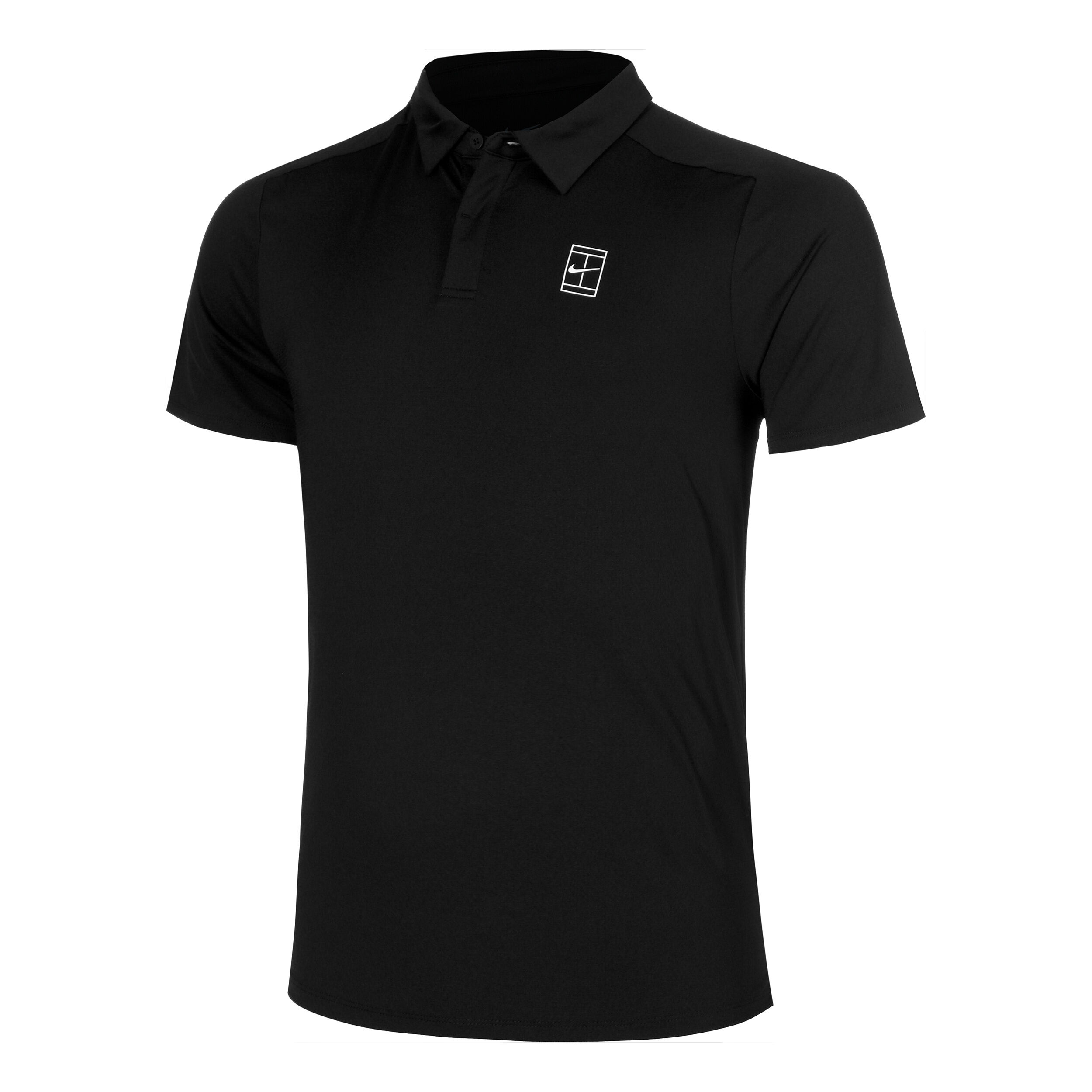 Nike Court Dri-Fit Advantage Polo Men Black | Tennis-Point