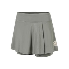 Image of Bubble Wavy Skirt Women-Grey