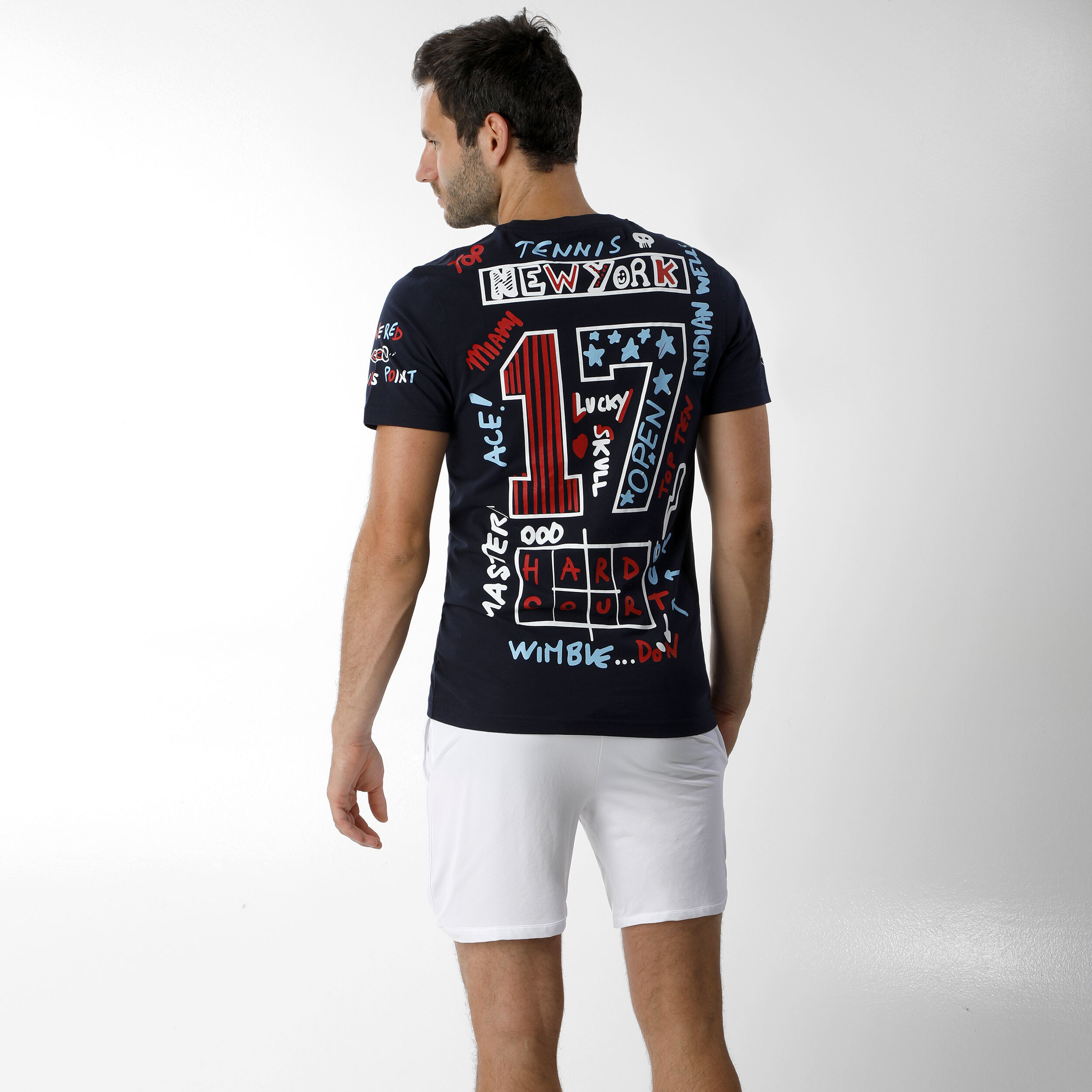 Buy Hydrogen Grafitti T-Shirt Special Edition Men Dark Blue