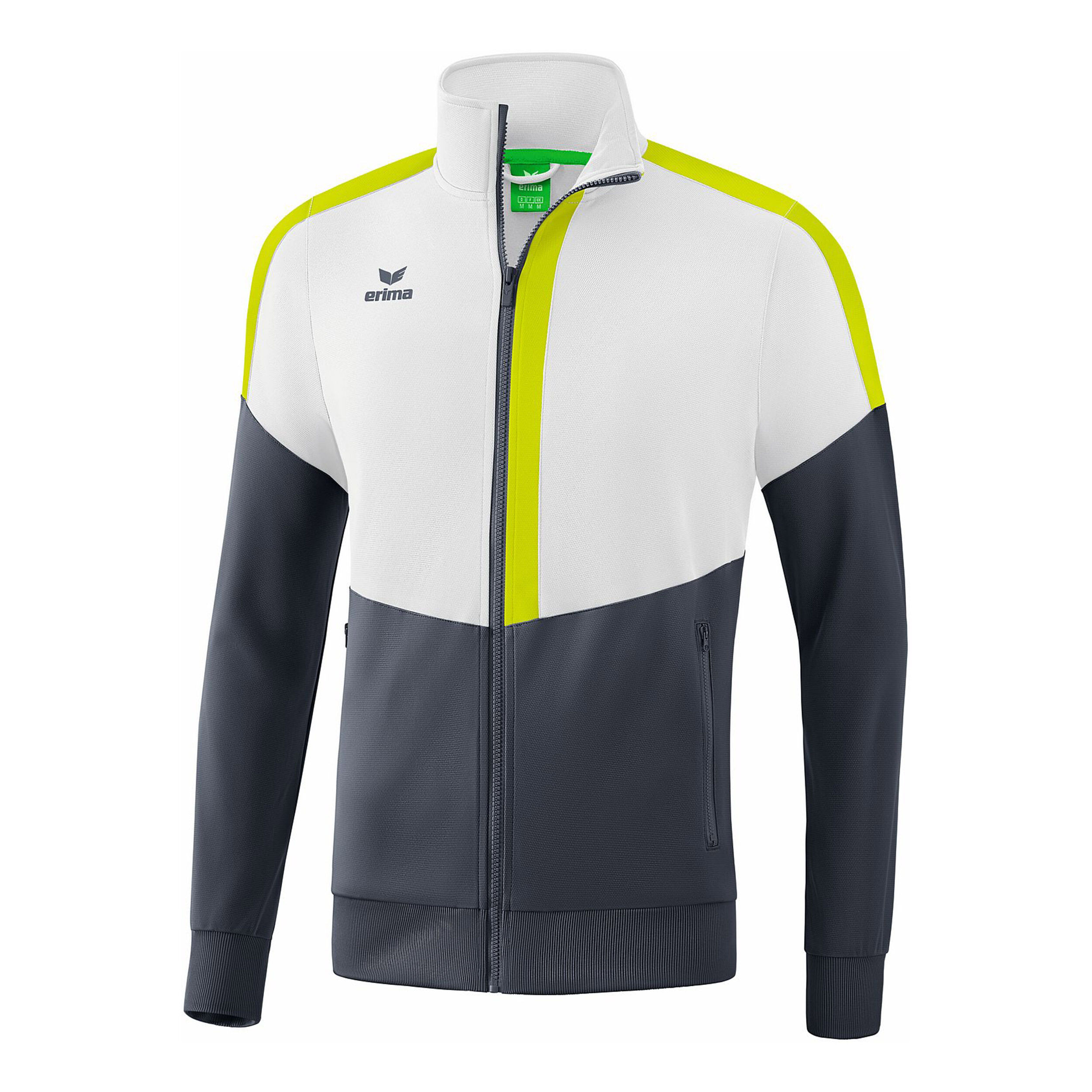 Squad Training Jacket Men White Dark Grey