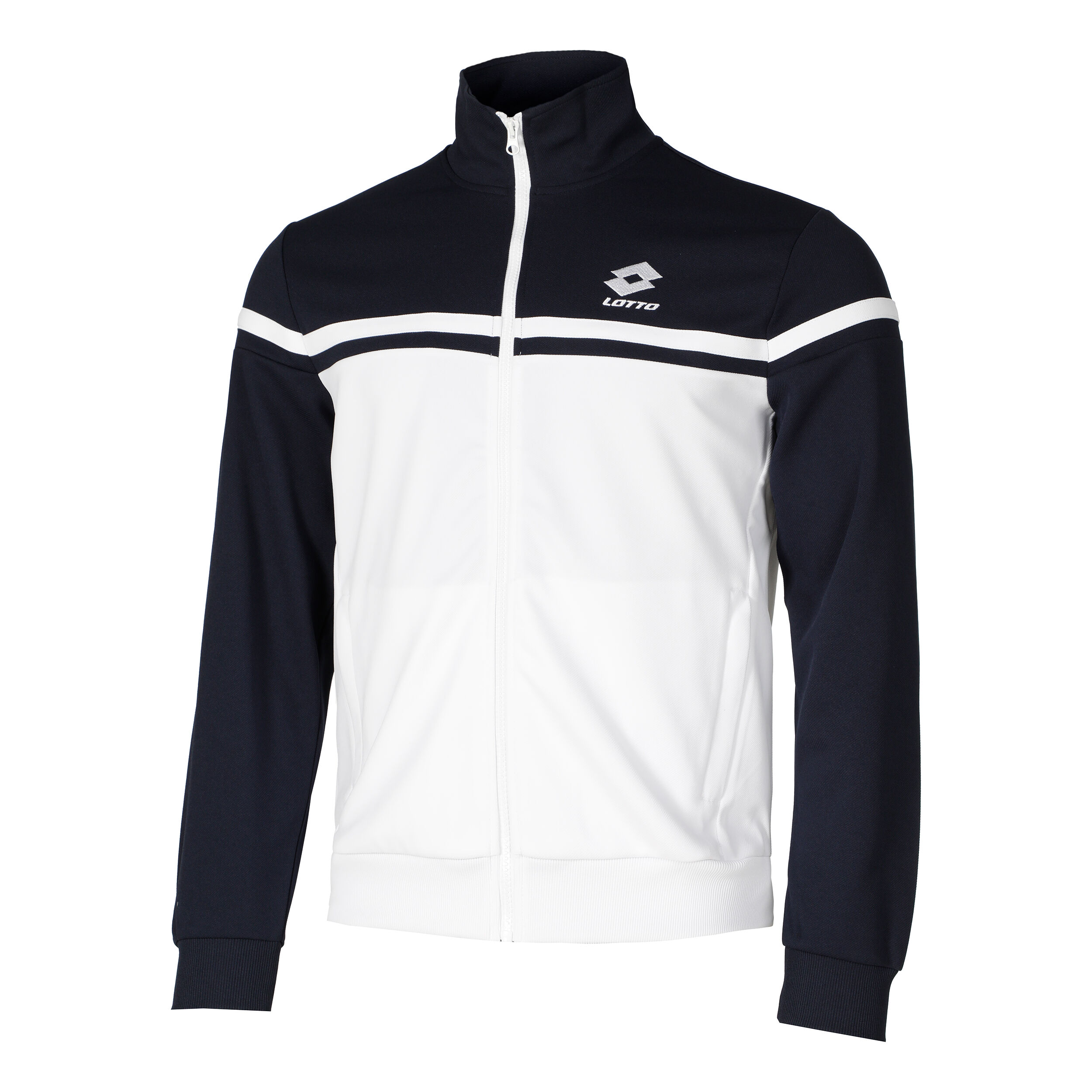 Circle Tracksuit Men White Dark Blue