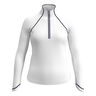 Solid Sun Protection Training Jacket Women-White