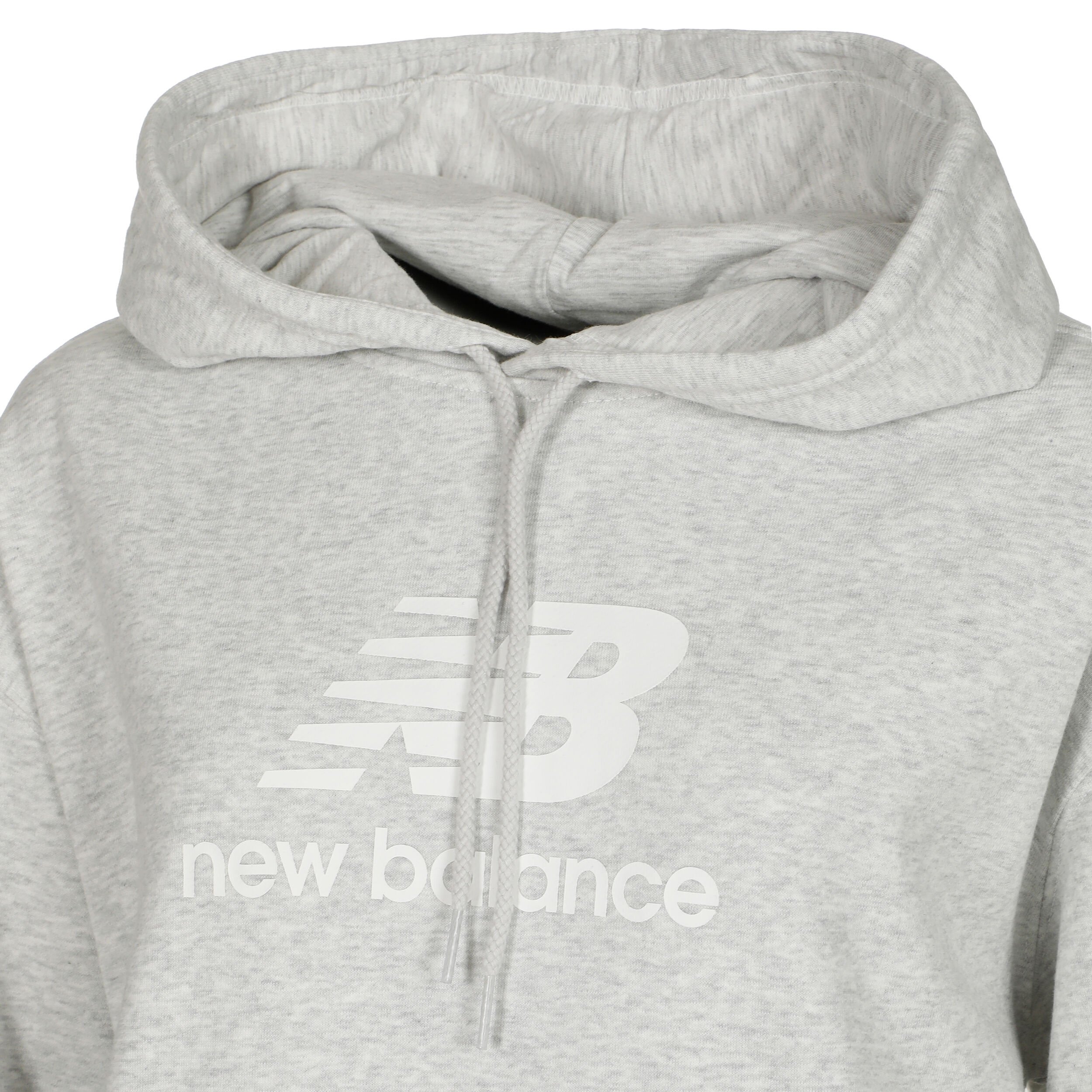 New balance essentials clearance stacked logo pullover hoodie