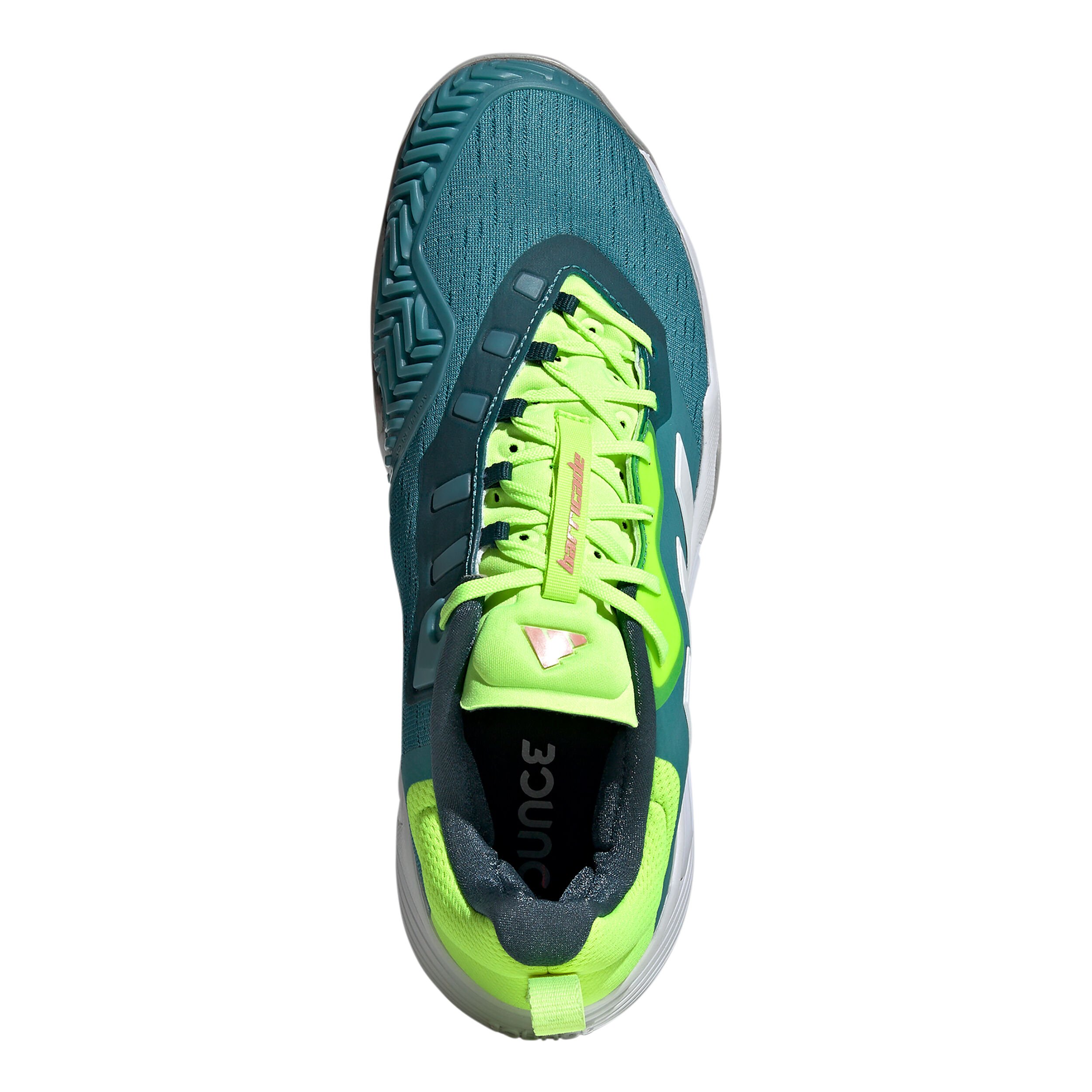 Barricade Clay Court Shoe Men Petrol Neon Green