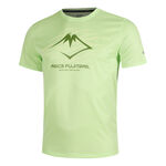 ASICS Clothing ASICS Fujitrail Logo Running Shirt Men-Lime,Olive