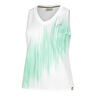 Performance Tank Top Women-White,Turquoise