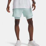 Under Armour Clothing Under Armour Launch 5in 2in1  Running shorts Men-mint, black