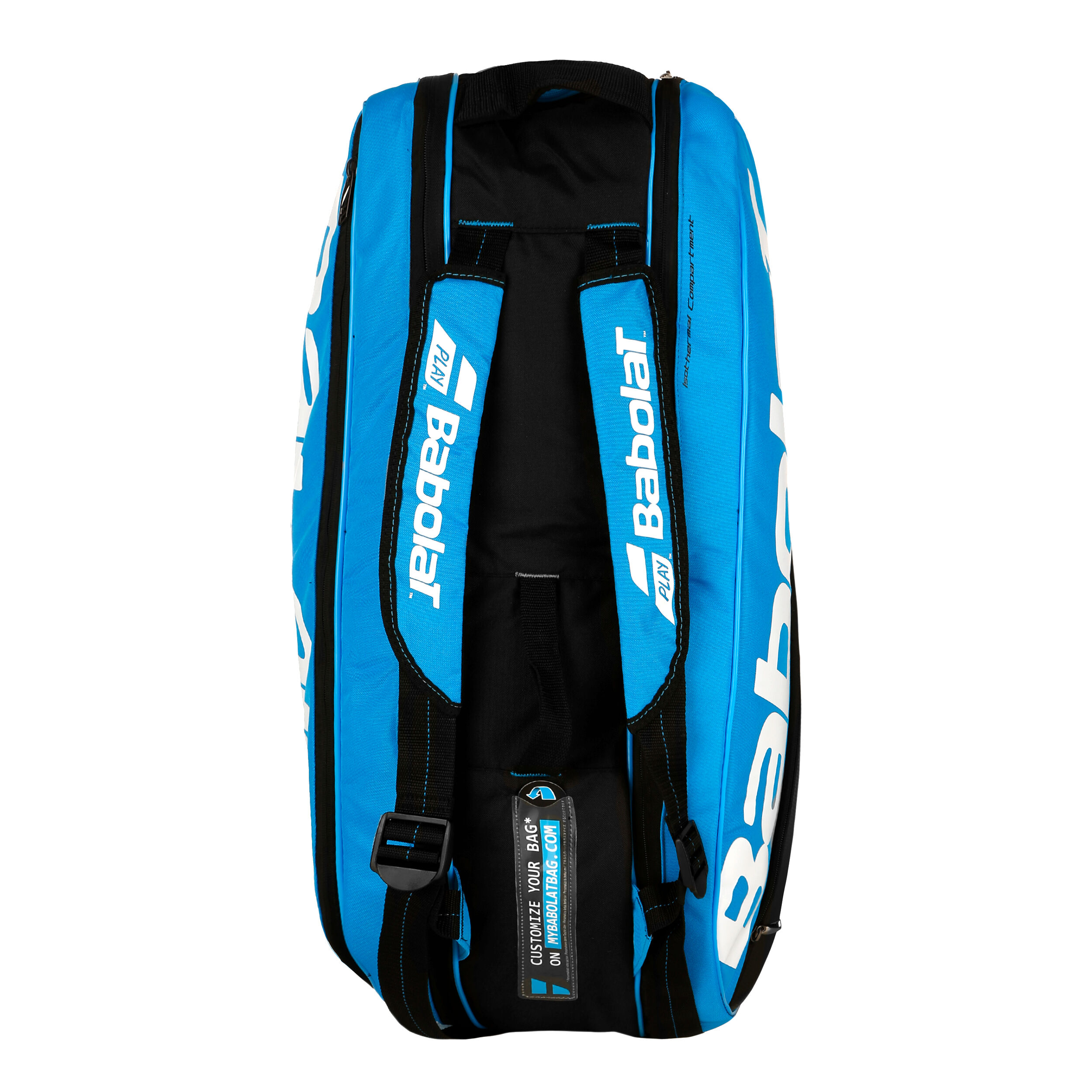 Pure Drive Racket Holder X6 Racket Bag Light Blue Black
