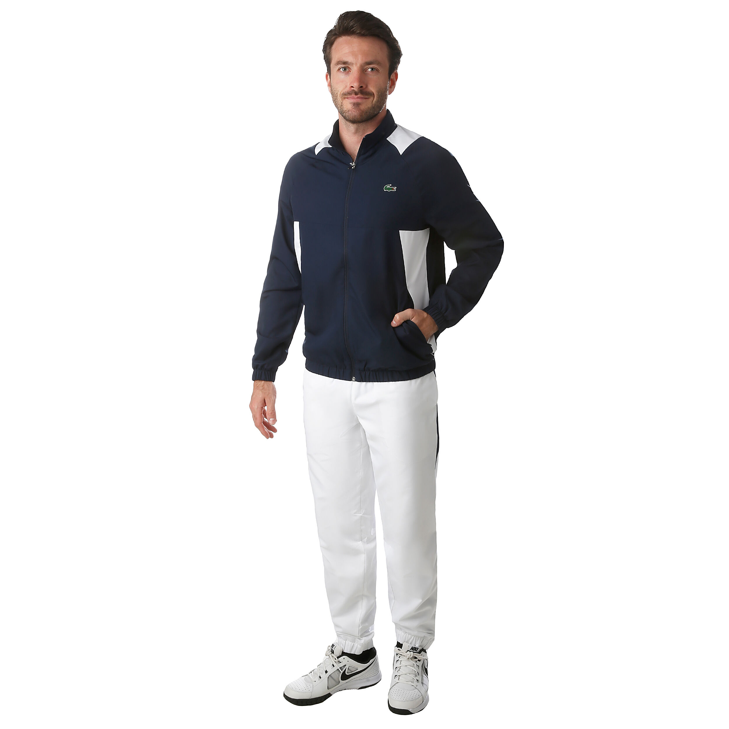 Buy Lacoste Tracksuit Men Dark Blue White online Tennis Point COM