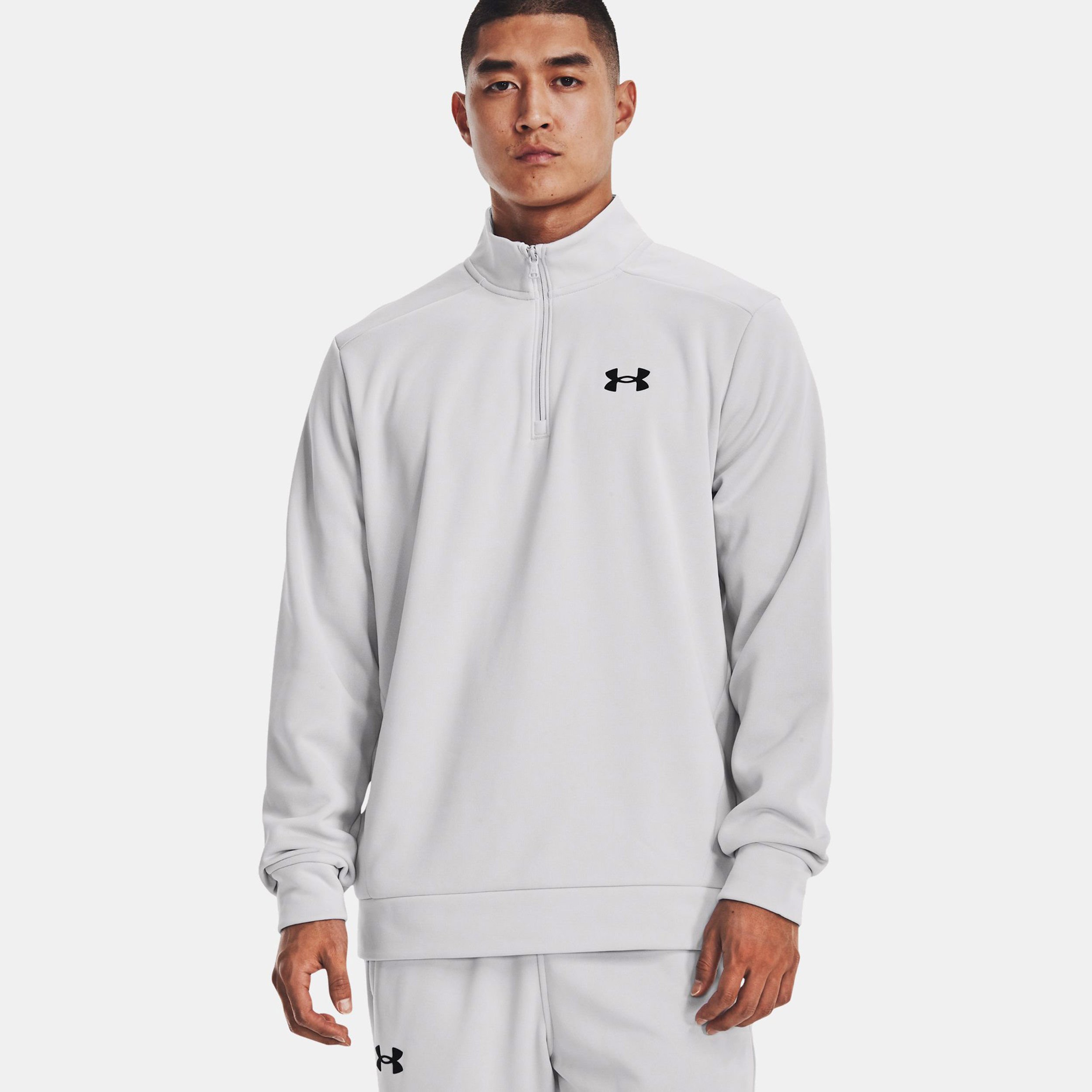 Under armour discount half zip grey