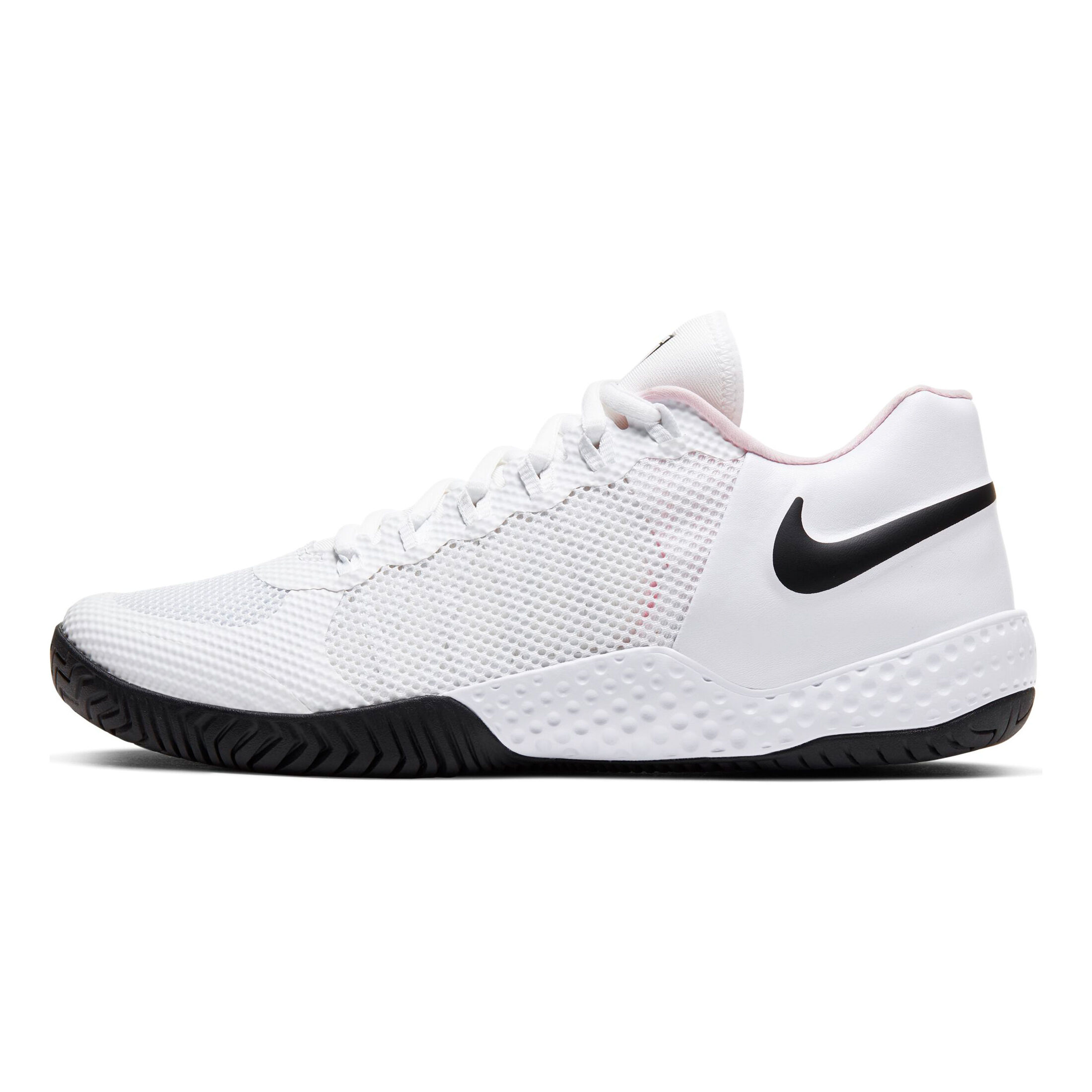 Women's flare tennis shoes white and black sales
