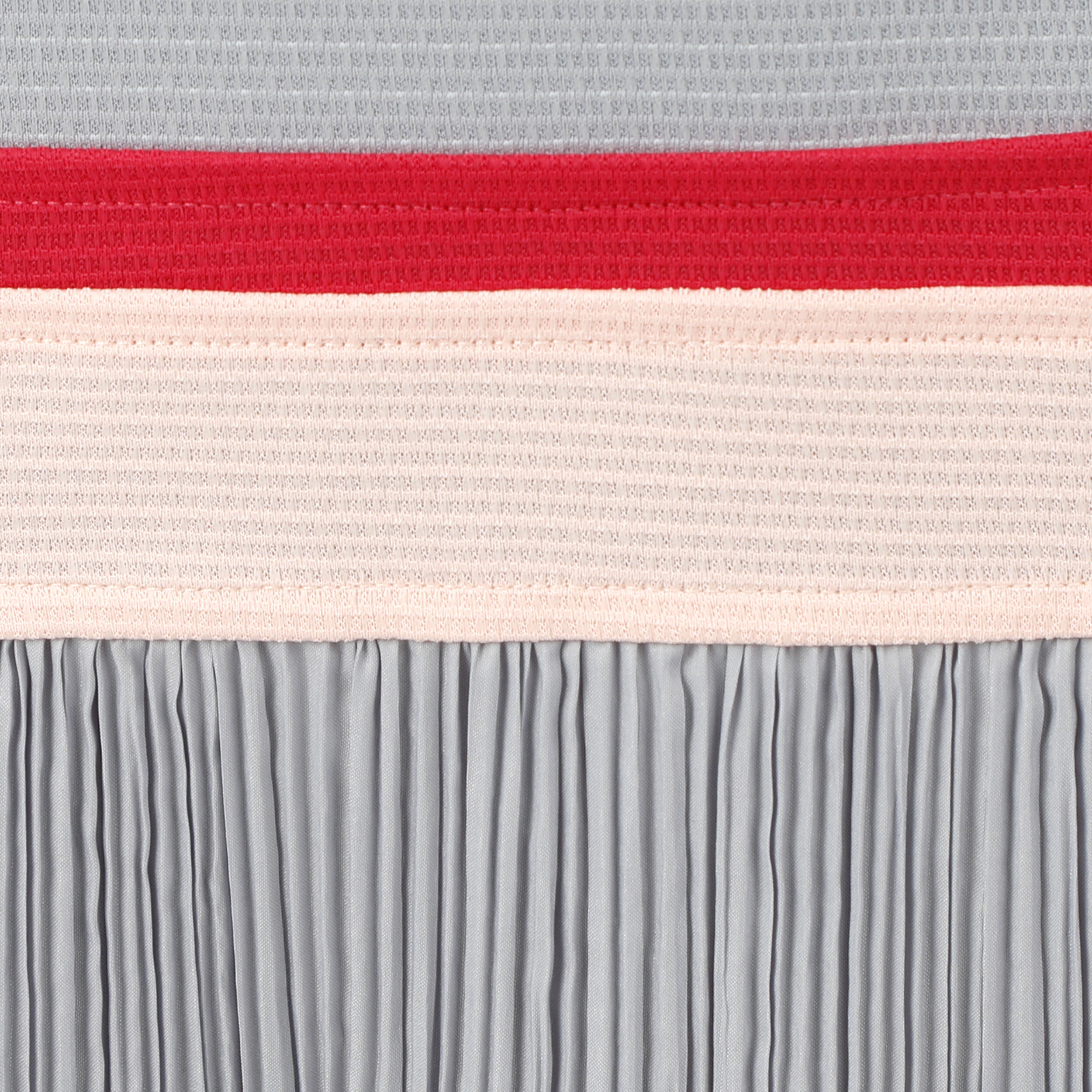 Red grey adidas dress top